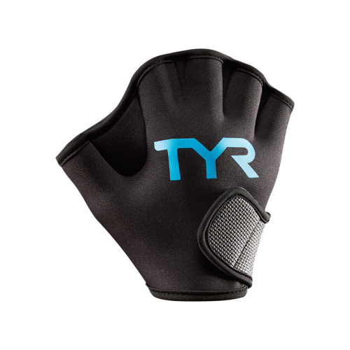 New Speedo Aquatic Fitness Gloves Grey Neoprene Red Size Medium 