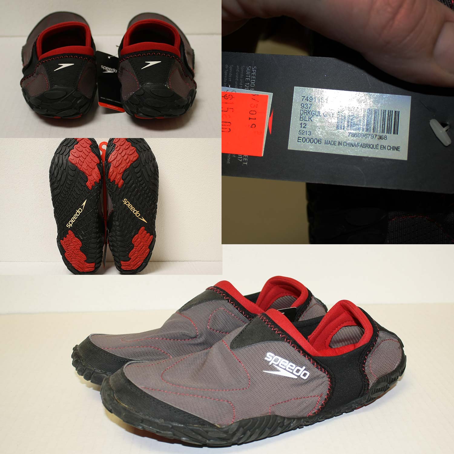size 12 men's water shoes